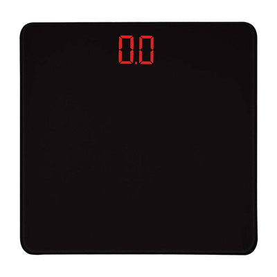 Clevinger 180kg Digital Glass Bathroom Scales in Black