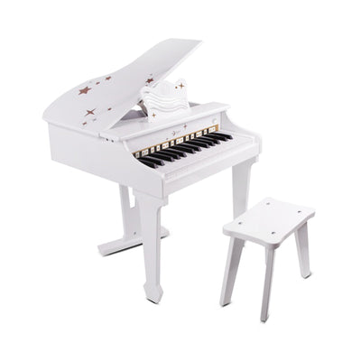 White Grand Piano by Classic World