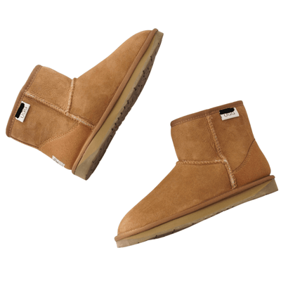 100% Australian Sheepskin UGG Ankle Boots Moccasins Slippers Shoes Classic - Chestnut