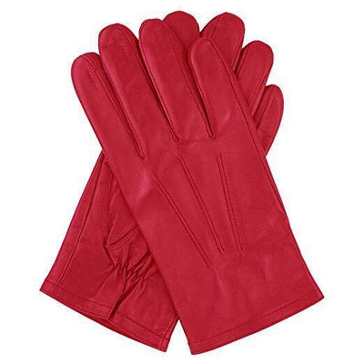 Dents Mens Genuine Full Grain Leather Gloves 3 Point Stitch Fleece Lined Warm Winter