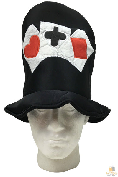 POKER TOP HAT Cards Halloween Costume Party Casino Deck of Cards Fancy Dress