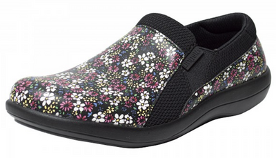 Alegria Womens Duette Slip On Working Hospitality Nursing Shoes - Wild Flower