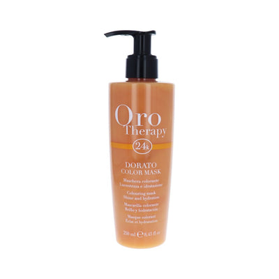 Fanola Oro Therapy Gold Colouring Mask 250ml Salon Quality Hair Care