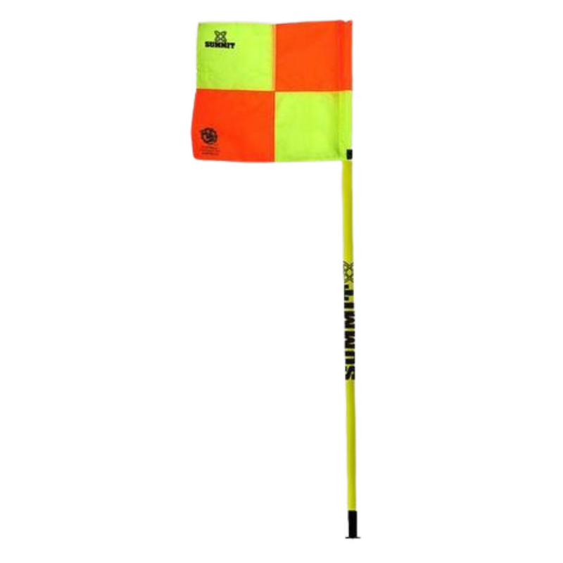 Soccer Corner Flag 150cm x 2.5cm FFA Approved Football  - Pack of 4 w Removable Spike