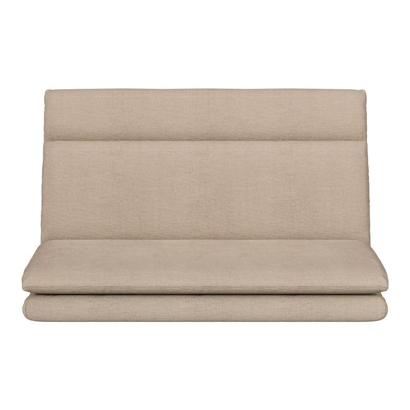 Artiss Floor Lounge Sofa Bed 2 Seater Linen Beige