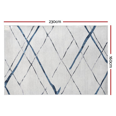 Artiss Rug 160x230cm Area Rug Washable Mat Large Carpet Soft Short Pile Jaca