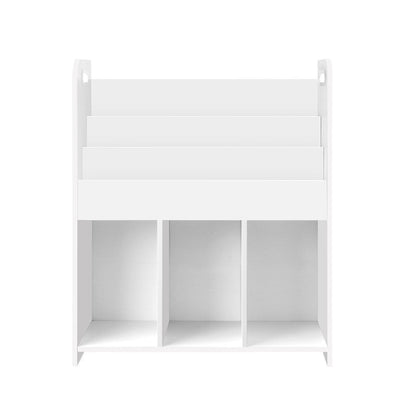 Keezi Kids Bookcase Childrens Bookshelf Display Cabinet Toys Storage Organizer