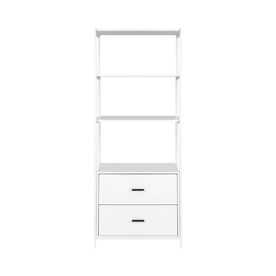 Artiss Bookshelf Display Shelf 2 Drawers 152CM White