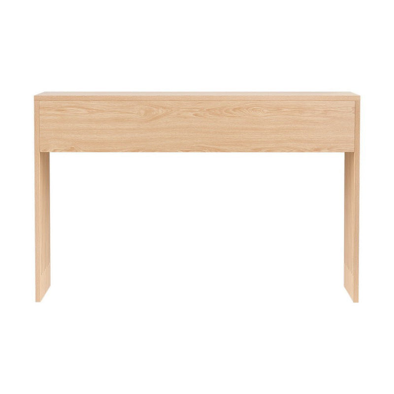 Artiss Console Table Hallway Fluted 120CM Pine