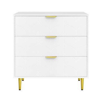 Artiss 3 Chest of Drawers Lowboy Cabinet White