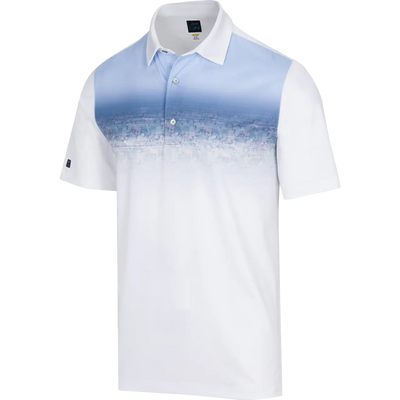 Greg Norman Canyon Cactus Polo Shirt Golf in White