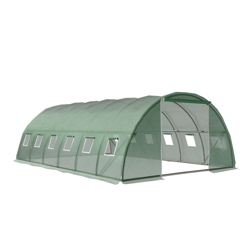 Greenfingers Greenhouse Walk in Green House Tunnel Plant Flower Garden Shed 6X4M