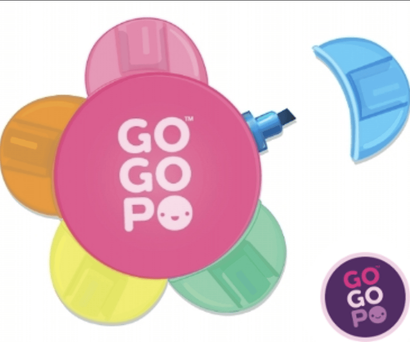 GoGoPo 5 Colour Flower Highlighter   