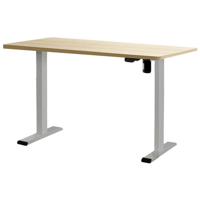 Artiss Standing Desk Motorised 140CM White Oak