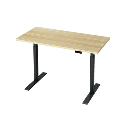 Artiss Standing Desk Motorised Dual Motor Oak 120CM