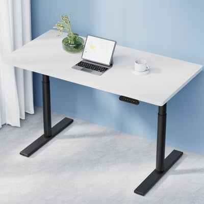 Artiss Standing Desk Motorised Electric Dual Motor White 120CM