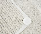 2x Anti Slip Loofah Shower Rug Non Slip Bathroom Bath Mat Carpet Water Drains