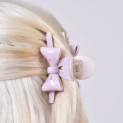 Culturesse Layla Bow Hair Claw (Pink)