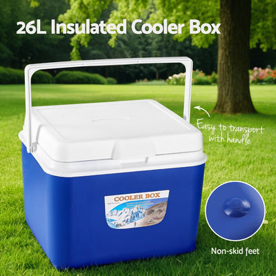 Glacio 26L Portable Ice Cooler Box Camping Fridge