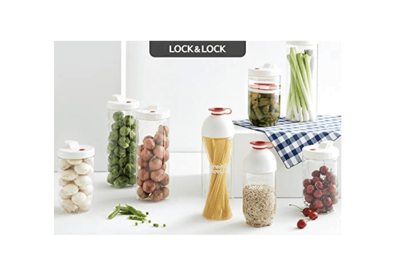 1 Litre LOCK & LOCK Interlock Door Pocket Grain Container