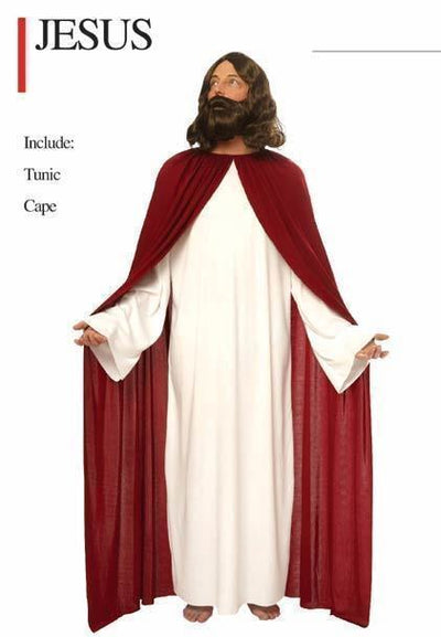 JESUS COSTUME Holy Christ Fancy Dress Up Moses Religious Church Party Outfit