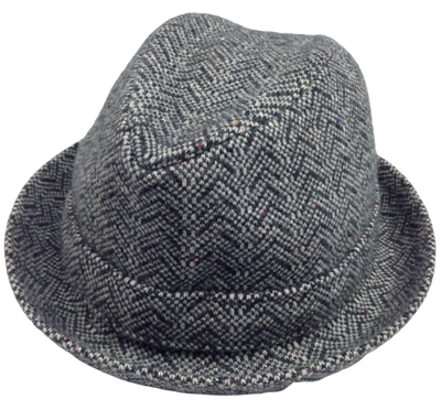 KANGOL Kids Herringbone Player Trilby Hat K0795KK Brimmed Fedora Childrens Cap