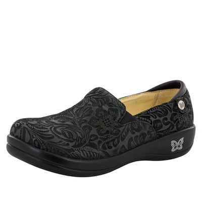 Black Embossed Paisley