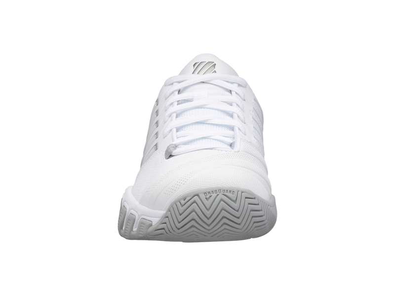 K-Swiss Womens Bigshot 4 AC Tennis Shoes - White/Silver