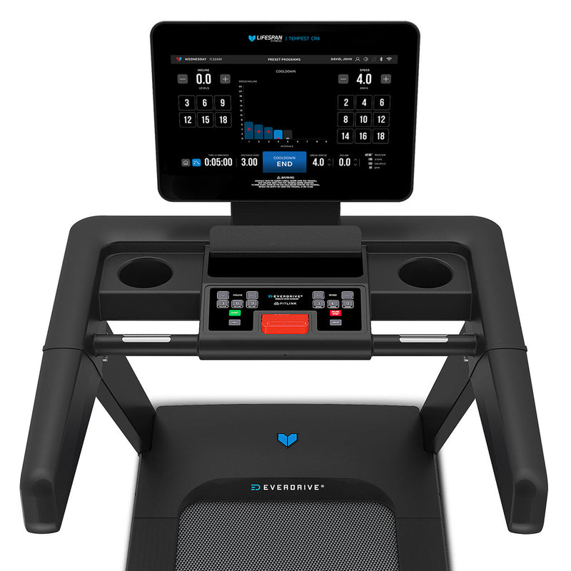 Tempest CRX Commercial Smart Treadmill with 15.6" TFT Touch Display