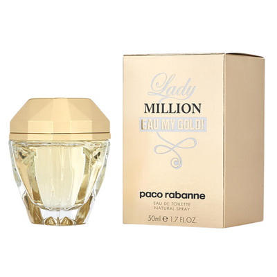 Lady Million Eau My Gold by Paco Rabanne EDT Spray 50ml For Women