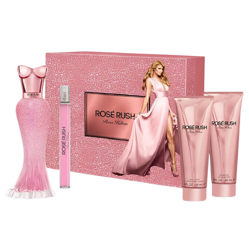 Rose Rush by Paris Hilton 4 Piece Set For Women