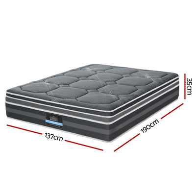Giselle Bedding 35cm Mattress Bamboo Cover Double