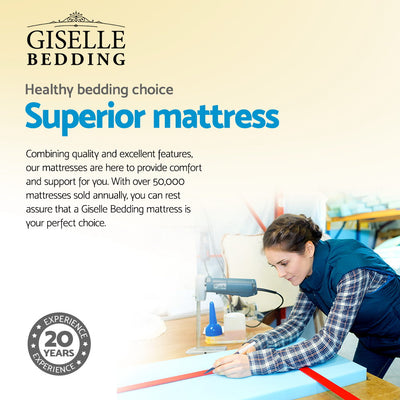 Giselle Bedding 24cm Mattress Super Firm King