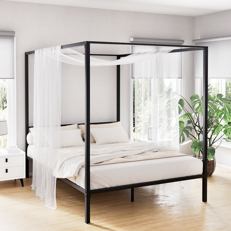 Artiss Bed Frame Double Size Metal Frame POCHY