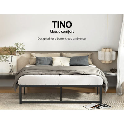 Artiss Bed Frame Queen Size Metal Frame TINO