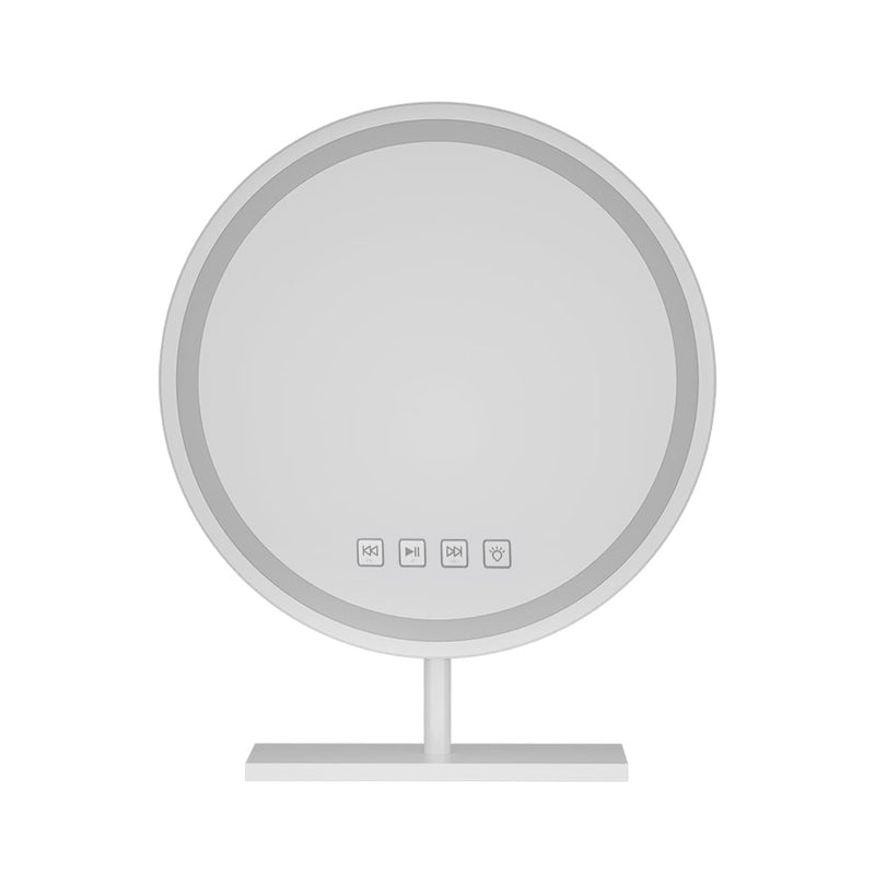 Embellir Makeup Mirror 40x40cm Hollywood Vanity with LED Light Tabletop Round