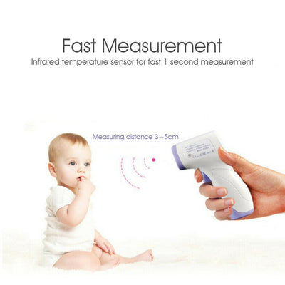 Digital Non-Contact Infrared Thermometer Infrared LCD IR Forehead Body Gun