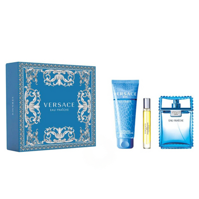 Versace Man Eau Fraiche by Versace 3 Piece Set For Men