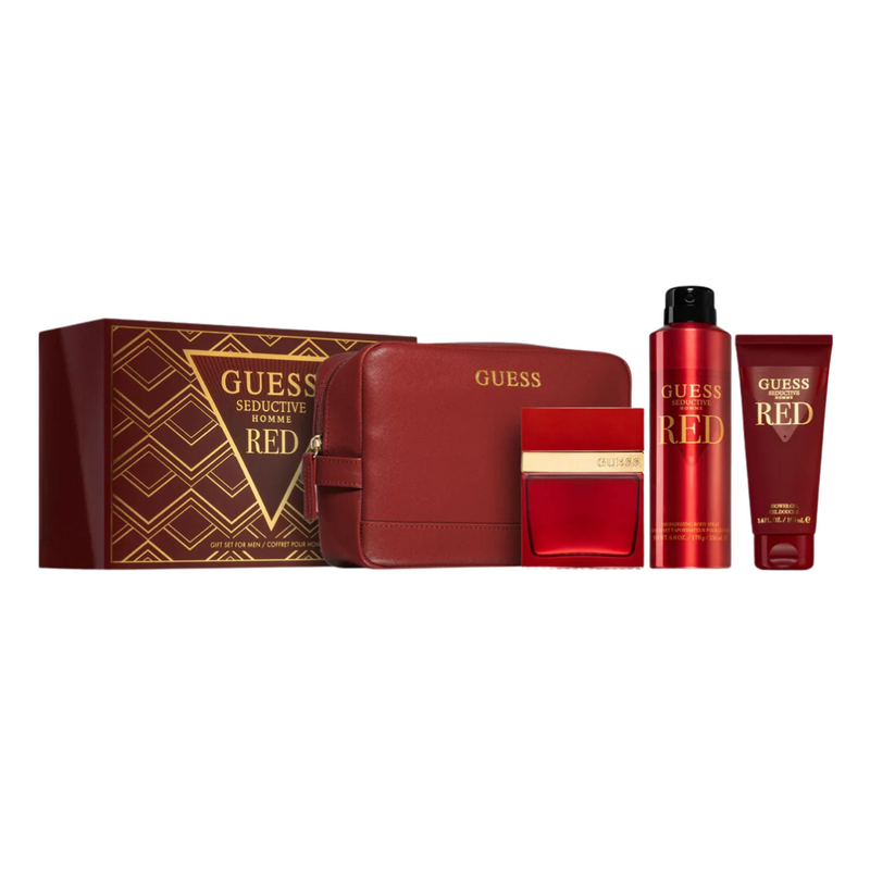 Guess Seductive Red by Guess 4 Piece Set For Men