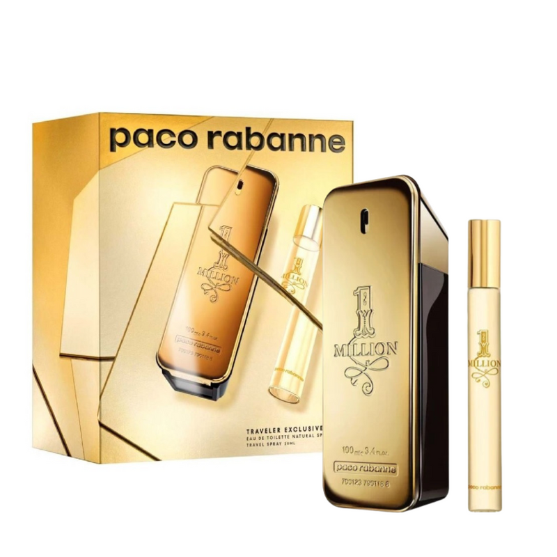 1 Million by Paco Rabanne 2 Piece Set For Men