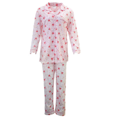 Womens PYJAMAS PJs Set Pajamas Ladies Cotton PJ Womens Long Sleeve Sleepwear