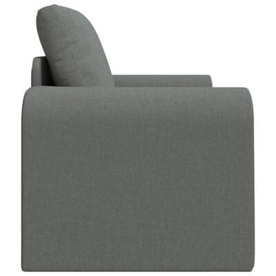 Floor Sofa Bed 2-in-1 Dark Grey 98x71x83 cm Fabric