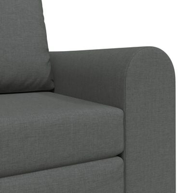 Floor Sofa Bed 2-in-1 Dark Grey 98x71x83 cm Fabric