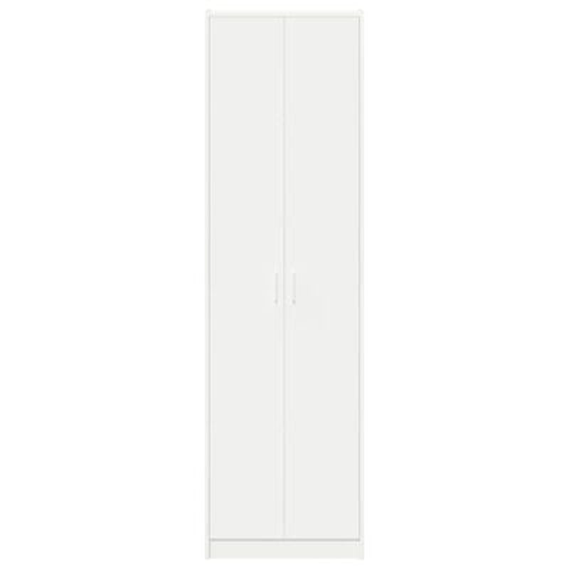 Wardrobe White 55x25x189 cm Engineered Wood