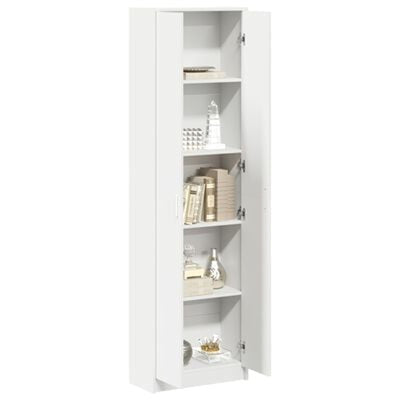 Wardrobe White 55x25x189 cm Engineered Wood
