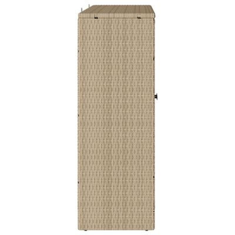 Storage Cabinet Beige 100x36x102 cm Rattan