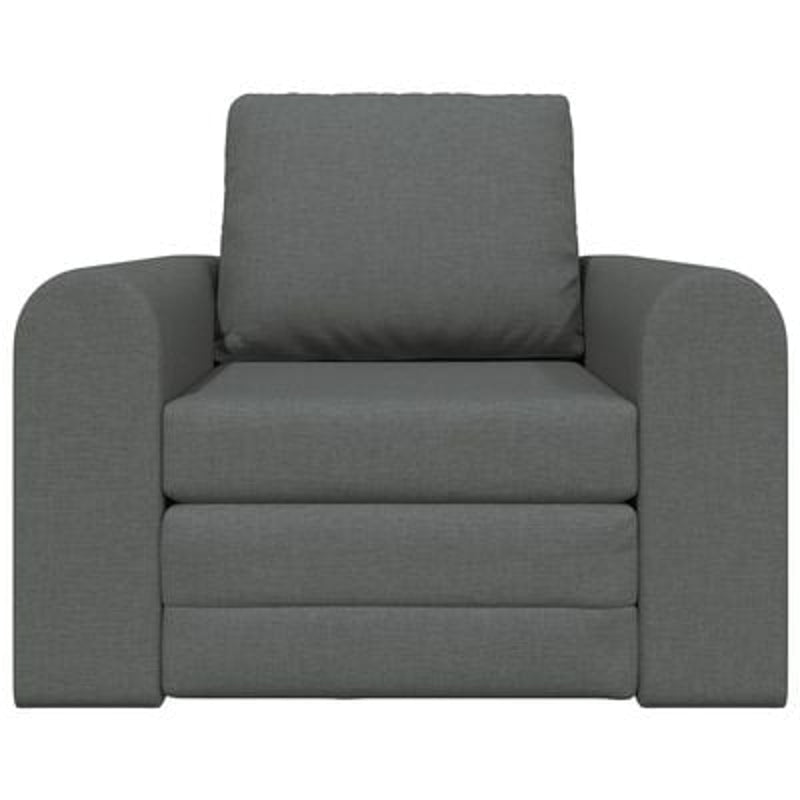 Floor Sofa Bed 2-in-1 Dark Grey 98x71x83 cm Fabric
