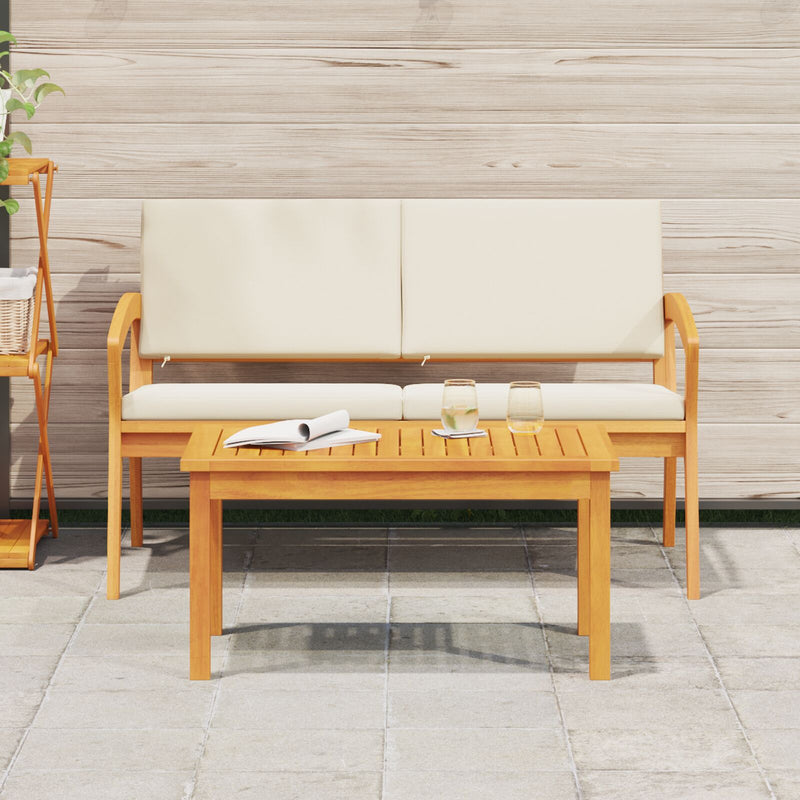 Coffee Table 75x40x38 cm Solid Wood Acacia
