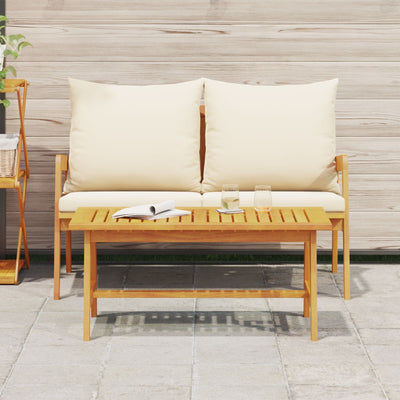 Coffee Table 90x45x40 cm Solid Wood Acacia