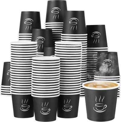 2400 Disposable Coffee Cups 4oz Extra Strong Takeaway Paper Take Away Bulk